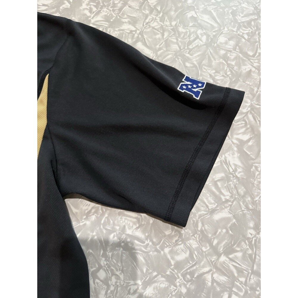 NFL Team Apparel New Orleans Saints NFL Football Polo Shirt Black/Gold - L - Picture 3 of 8